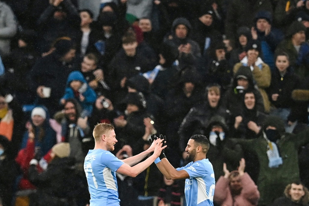 مانشستر سيتي يحل على بيتربره في الدور ثمن النهائي من كأس انكلترا لكرة القدم (ا ف ب)