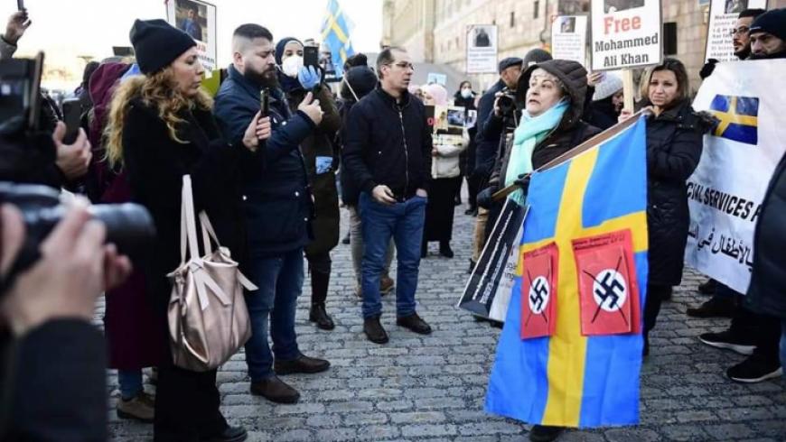 السويد.. مظاهرة ضد خطف الأطفال قسراً