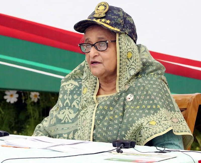 رئيسة الوزراء الشيخة حسينة (وكالة أنباء بنغلادش)