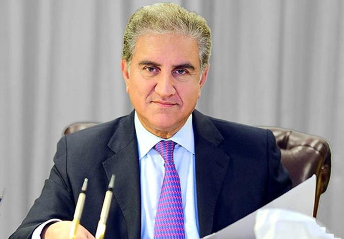 زير الخارجية الباكستاني شاه محمود قريشي (وكالة الأنباء الباكستانية )