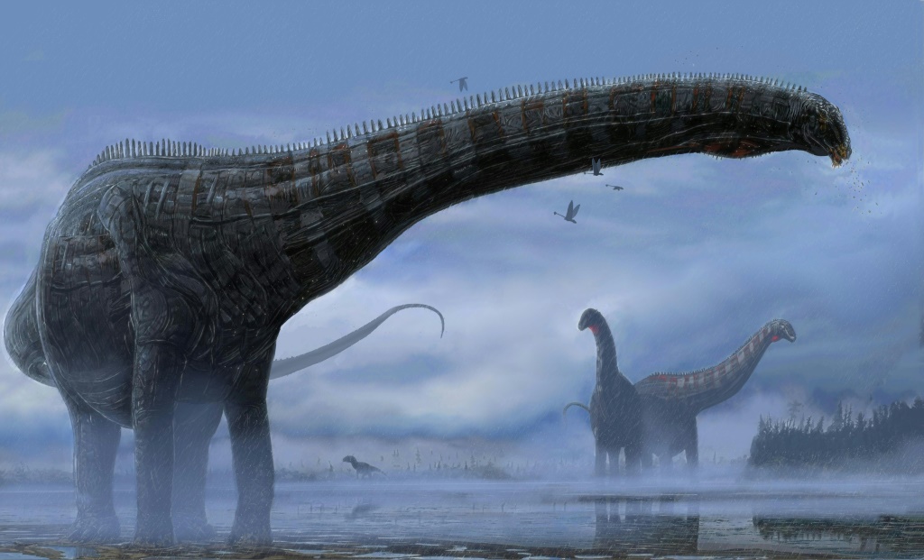 الديناصور "دوللي" بريشة الفنان كوربان راينبولت(ا ف ب)