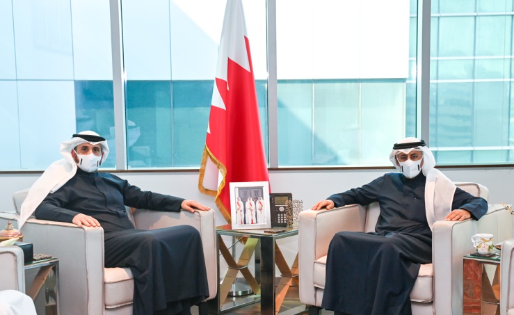وزير الصناعة والتجارة يجتمع مع سفير مملكة البحرين لدى دولة إسرائيل(بنا)