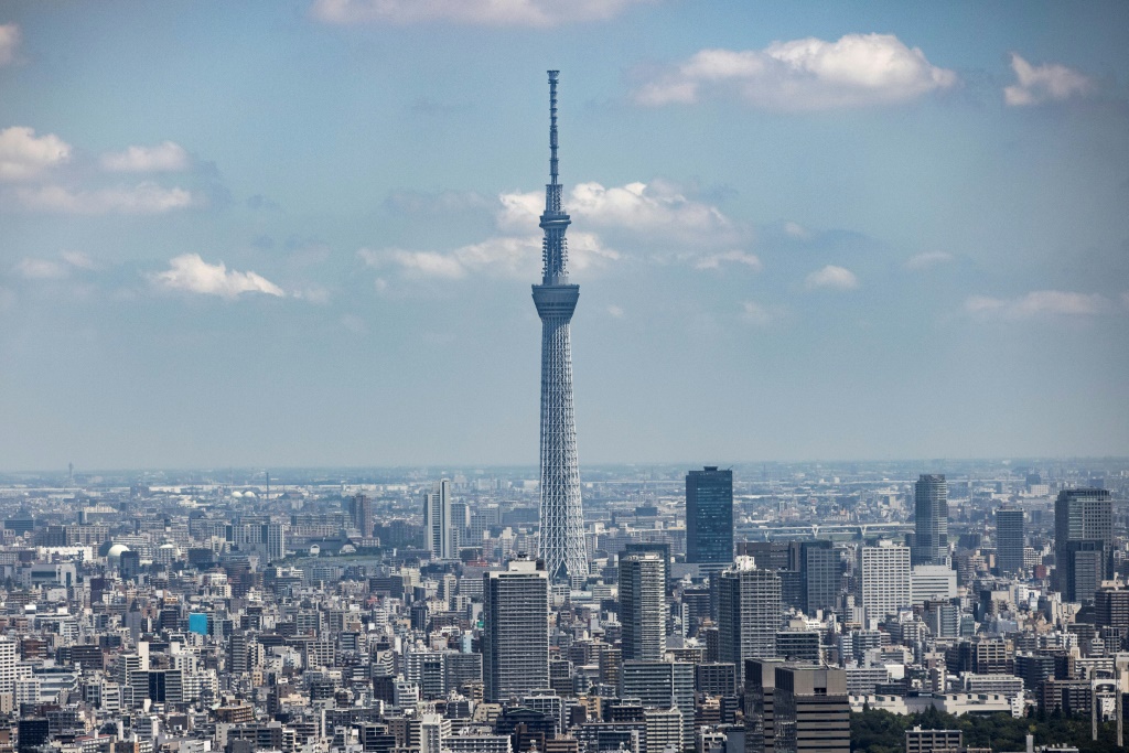 صورة لمدينة طوكيو التقطت في 19 تموز/يوليو 2021 (أ ف ب)