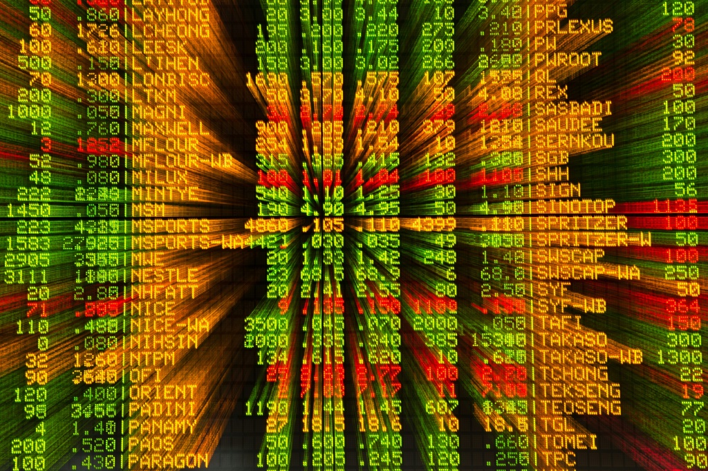    لوحة إلكترونية بأسعار الأسهم في بورصة ماليزيا، في 7 كانون الثاني/يناير 2015 (أ ف ب)