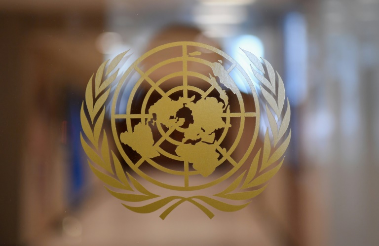 شعار الأمم المتحدة (ا ف ب)