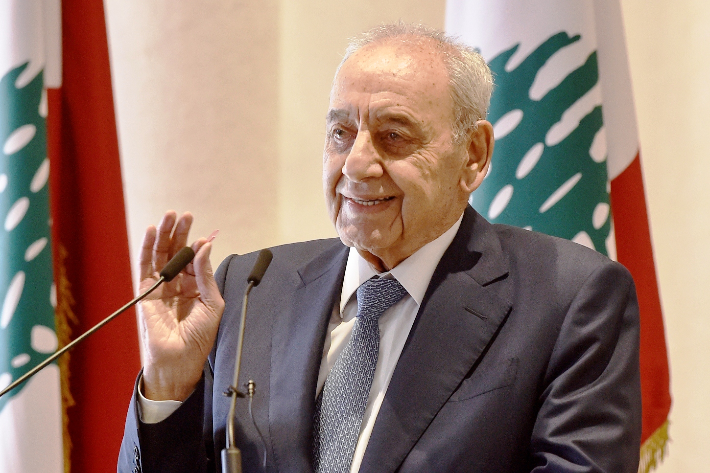 رئيس البرلمان اللبناني نبيه بري (د ب أ)