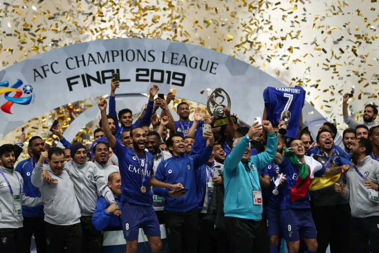 أحرز الهلال السعودي لقب النسخة الأخيرة من دوري أبطال آسيا في تشرين الثاني/نوفمبر 2021 (ا ف ب)