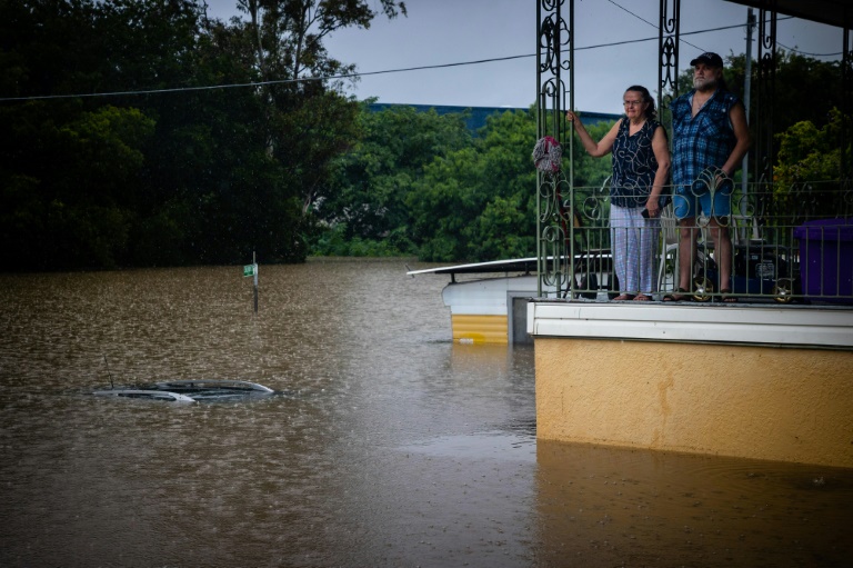 فيضانات في في جنوب شرق كوينزلان(ا ف ب)