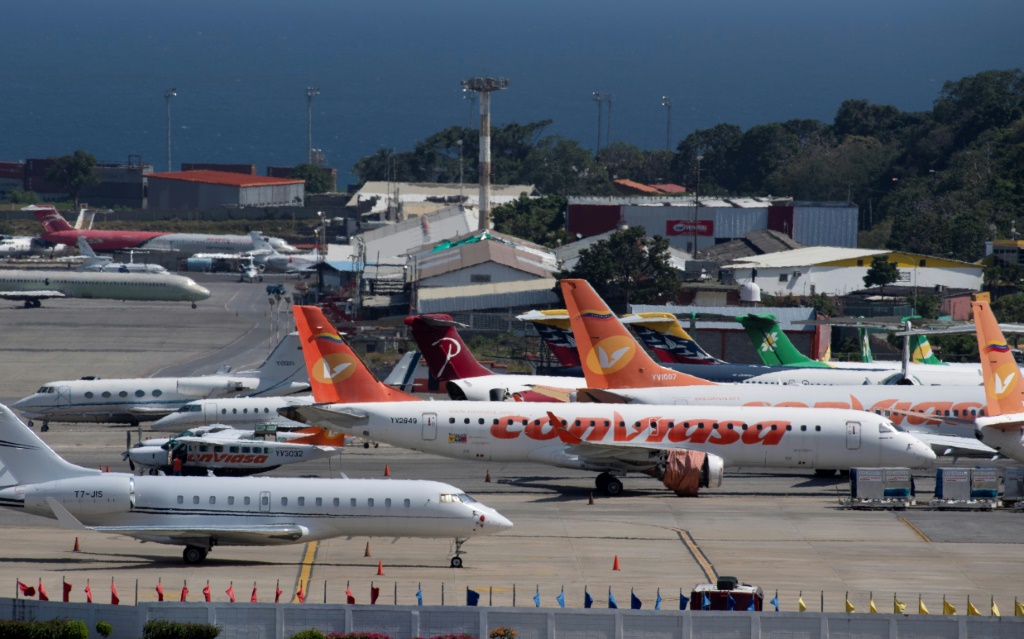 صورة من ارشيف 15 كانون الأول/ديسمبر 2020 لمطار سيمون بوليفار في كراكاس (ا ف ب)