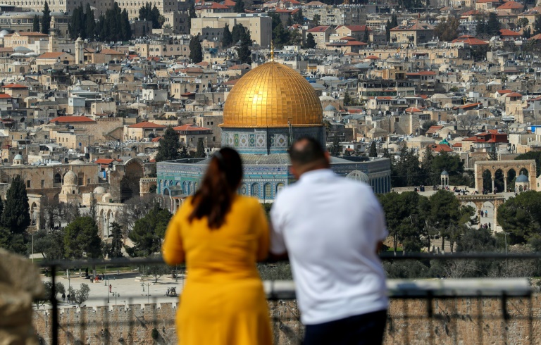 البلدة القديمة في القدس في 18 شباط/فبراير 2022(ا ف ب)