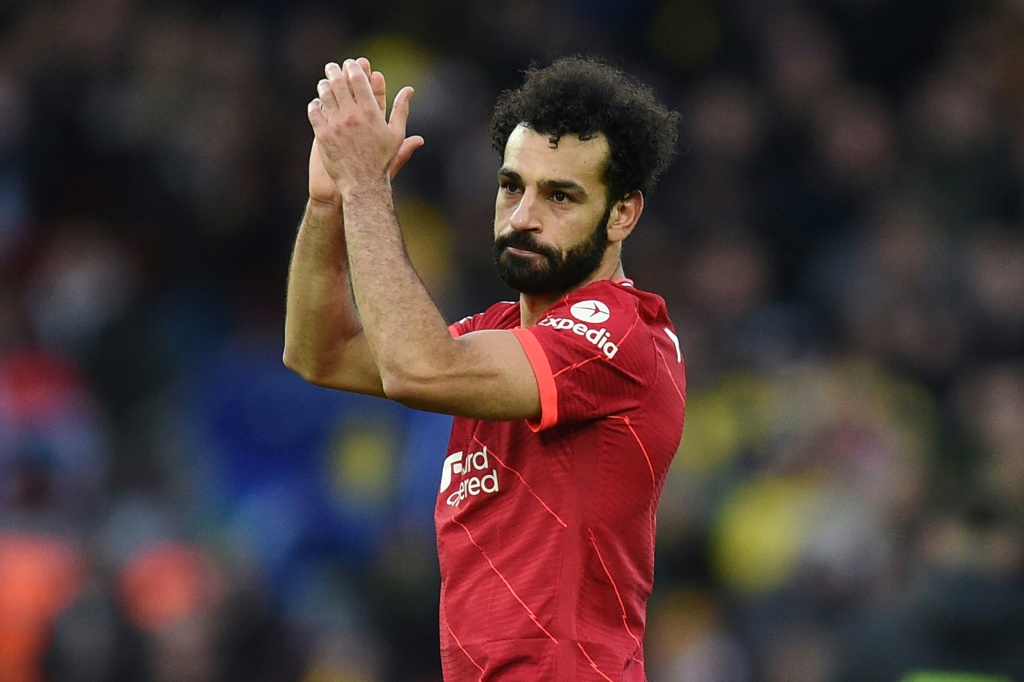 عزز صلاح صدارته لترتيب هدافي الدوري الإنكليزي (ا ف ب)