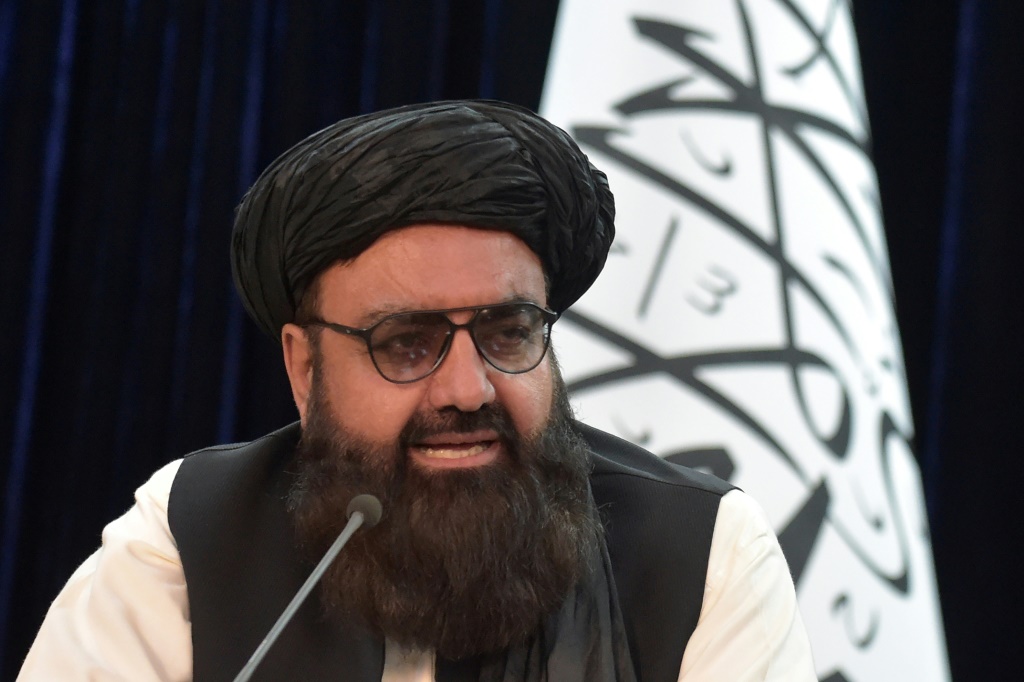 صرح نائب وزير طالبان لشؤون اللاجئين والعودة إلى الوطن ، محمد أرسله خاروتاي ، في مؤتمر صحفي أن الدول الغربية تشجع الأفغان(ا ف ب)