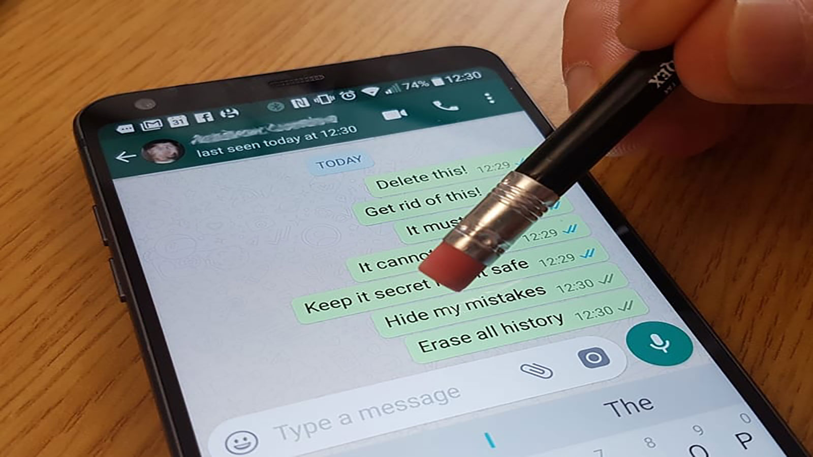 ليس معروفا متى ستكون الممحاة بالفعل متاحة لجميع مستخدمي التطبيق (موقع الشركة)