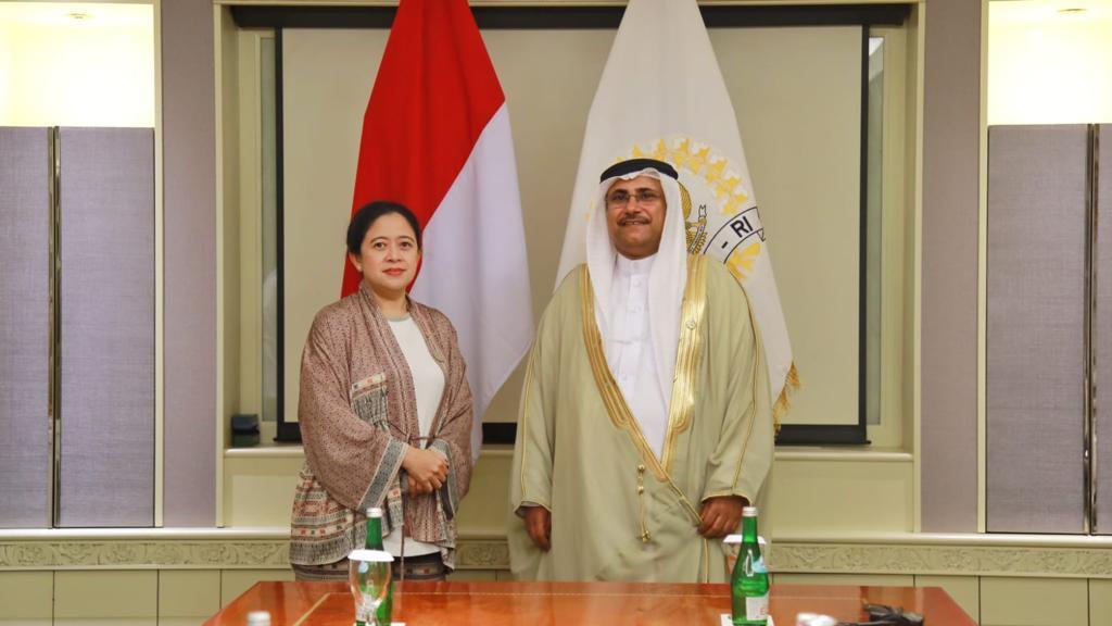 العسومي مع رئيسة البرلمان الاندونسي - الأمة برس