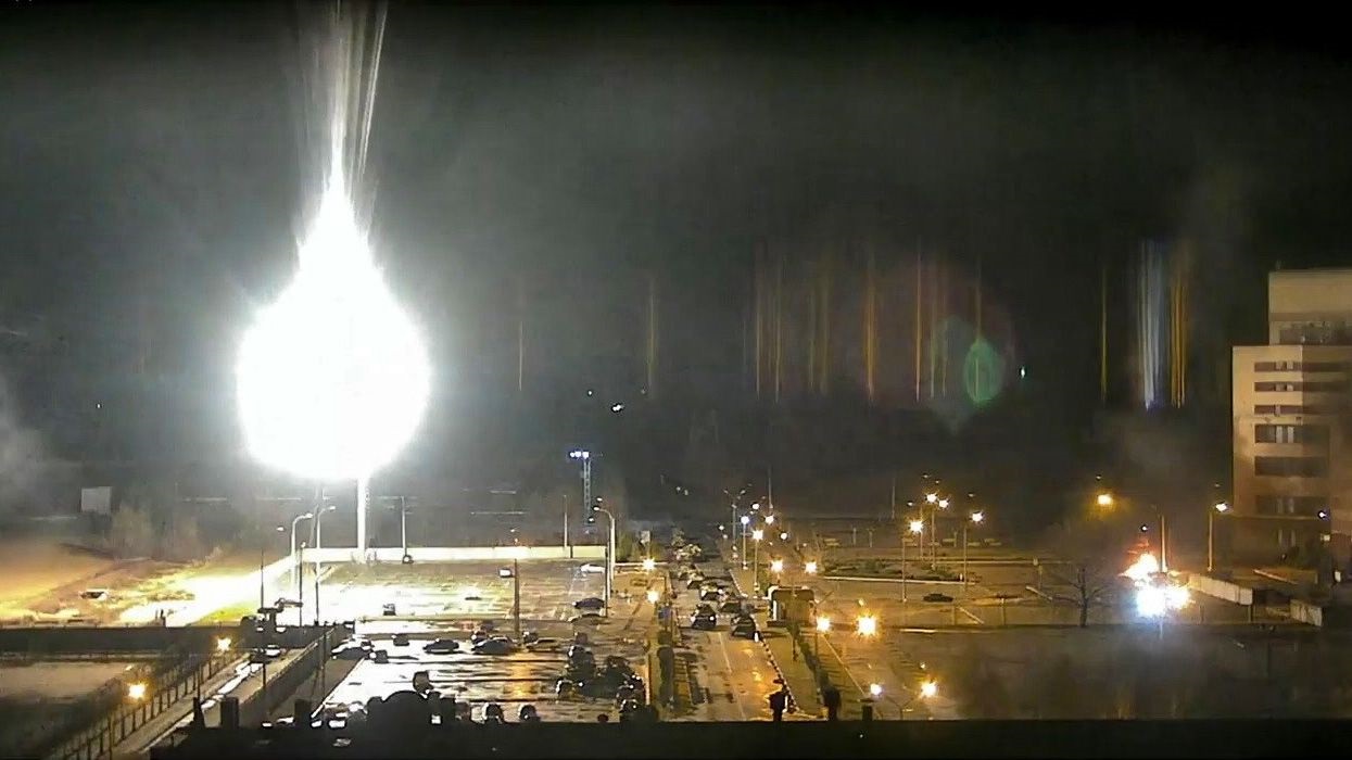انفجار في محطة نووية في اوكرانيا (الصورة عن موقع المحطة)