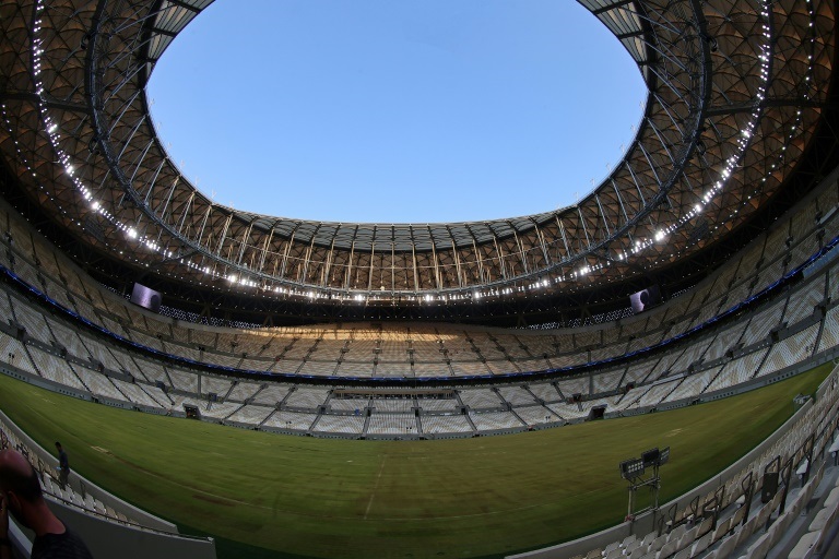 ملعب لوسيل الذي سيستضيف المباراة النهائية لمونديال قطر 2022 (ا ف ب)