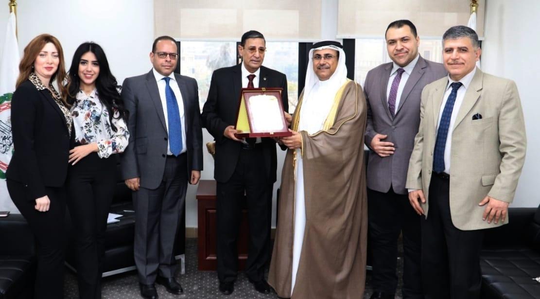 رئيس البرلمان العربي يستقبل وفد حزب الحركة الوطنية بجمهورية مصر العربية (الأمة برس)