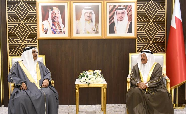 رئيس مجلس الشورى بمملكة البحرين يستقبل رئيس البرلمان العربي (الأمة برس)