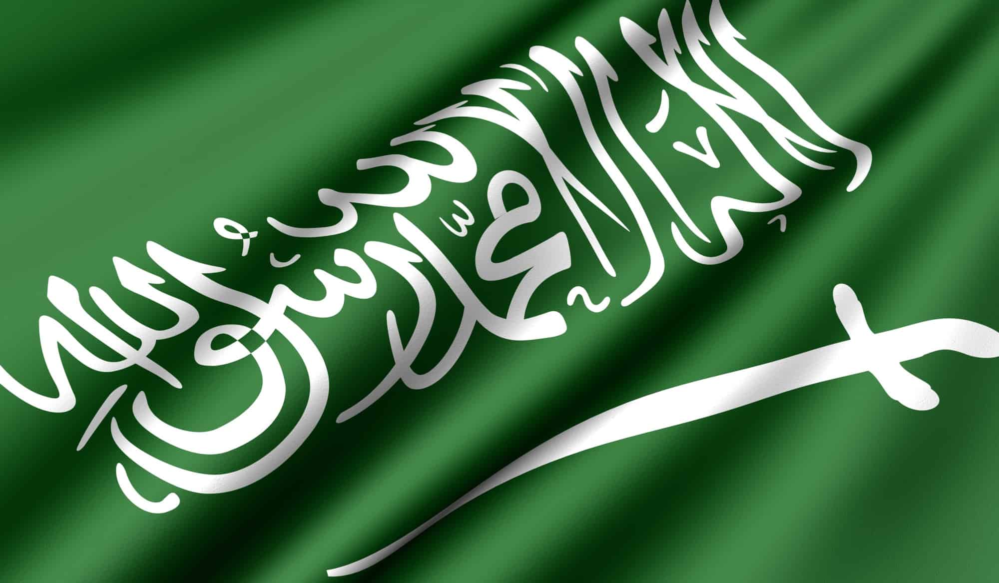 علم المملكة العربية السعودية 