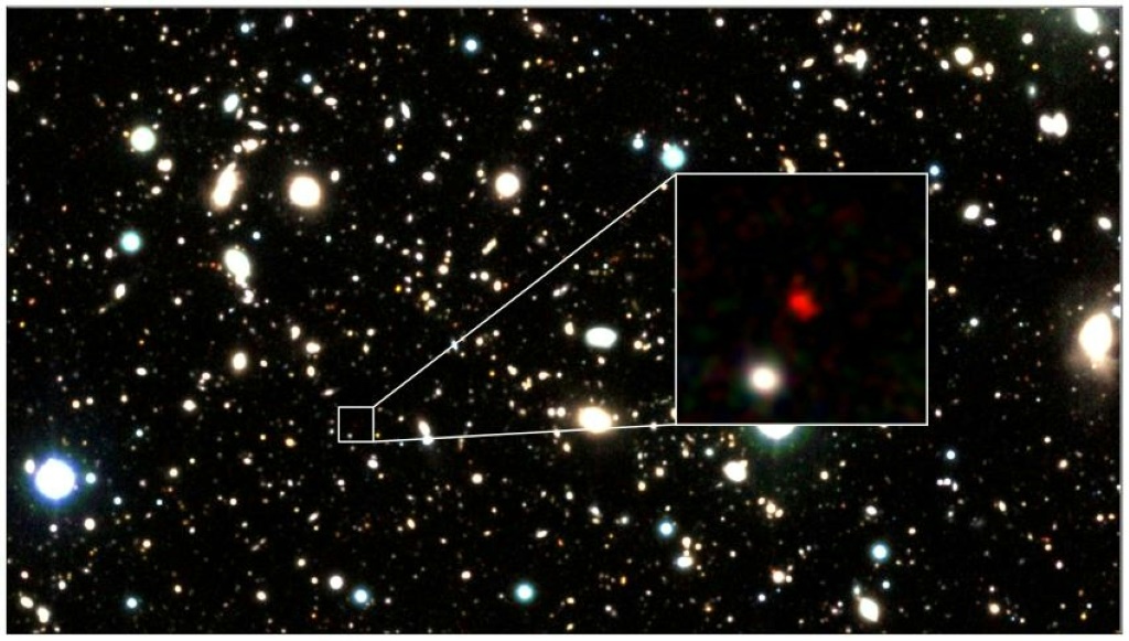   صورة منشورة في الثامن من نيسان/ابريل 2022 تظهر المجرة 