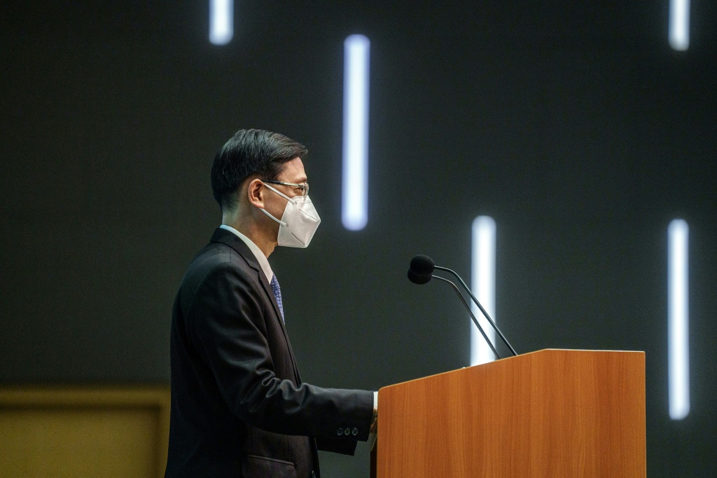   جون لي (64 عاما) رئيس السلطة التنفيذية المقبل في هونغ كونغ (ا ف ب).