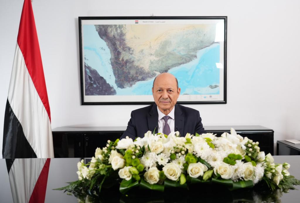 الرئيس اليمني الجديد رشاد محمد العليمي (سبأ)