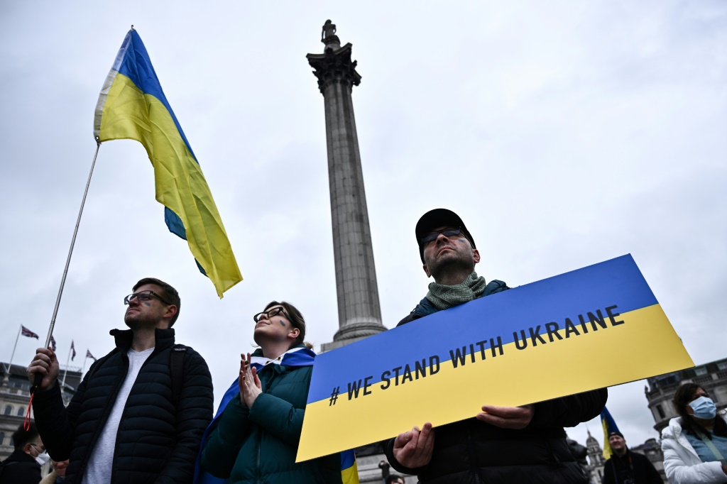 أوكرانيا تستنزف ترسانة الديمقراطية الأمريكية (ا ف ب)