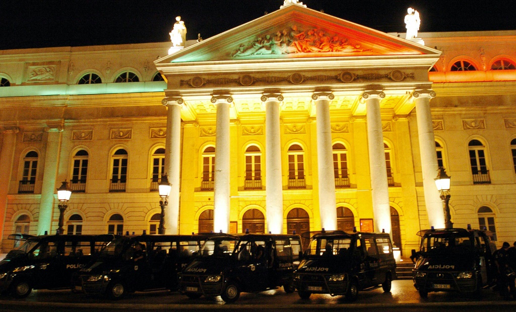 المسرح الوطني في العاصمة البرتغالية ليشبونة في 21 حزيران/يونيو 2004(ا ف ب)