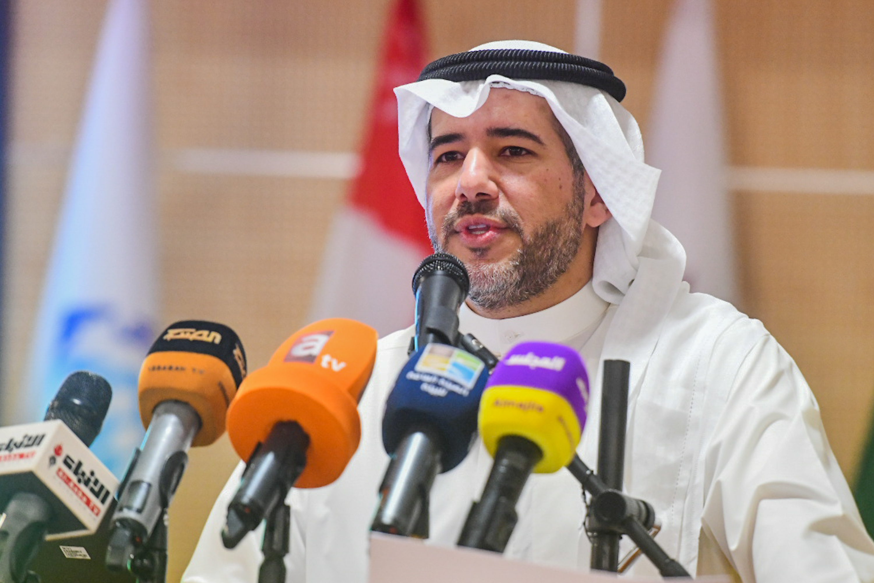ممثل نائب رئيس مجلس الوزراء وزير النفط الشيخ عبدالله أحمد الحمود الصباح(كونا)