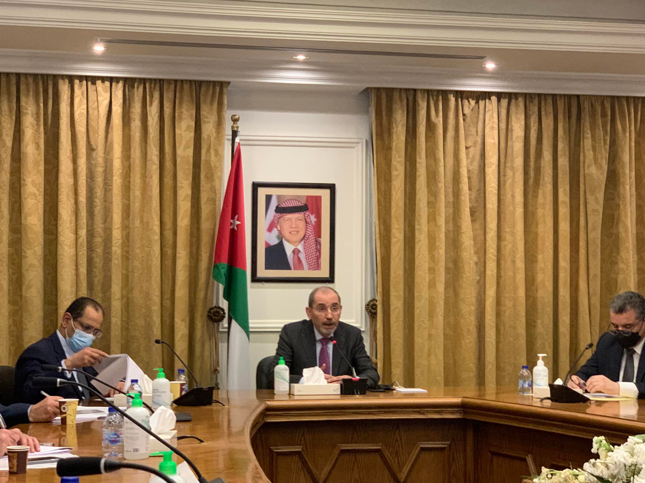 وزير الخارجية الأردني أيمن الصفدي (أ ف ب)