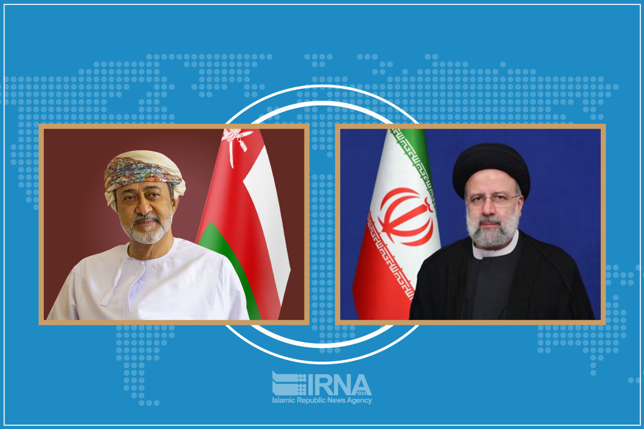 صورة مدمجة لسلطان عمان و والرئيس الإيراني (ارنا)
