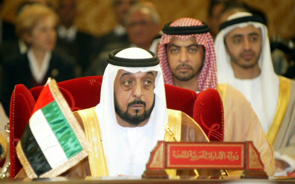    رئيس الإمارات الشيخ خليفة بن زايد في صورة ملف اعتباراً من مايو 2022 (أ ف ب)