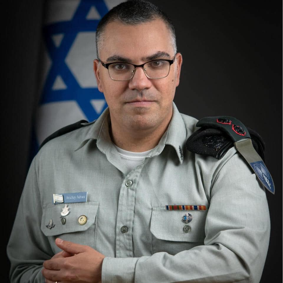  المتحدث بلسان الجيش الاسرائيلي للإعلام العربي آفيخاي  آدراعي(فيسبوك )