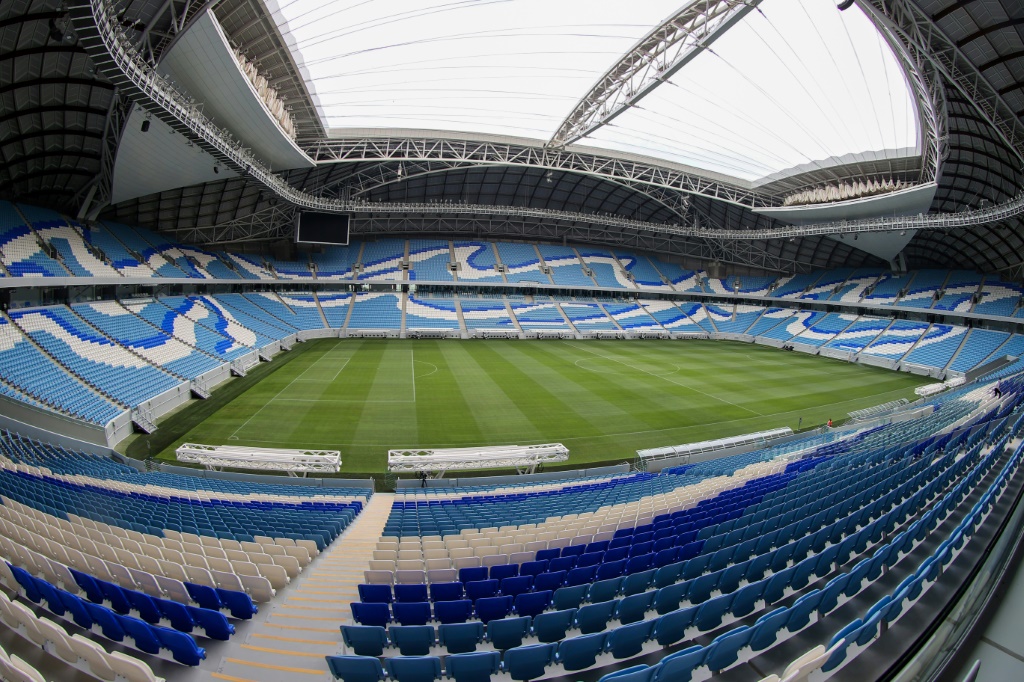 لقطة من استاد الجنوب الذي سيستضيف سبع مباريات في مونديال قطر 2022. 20 نيسان/أبريل 2022 (ا ف ب)