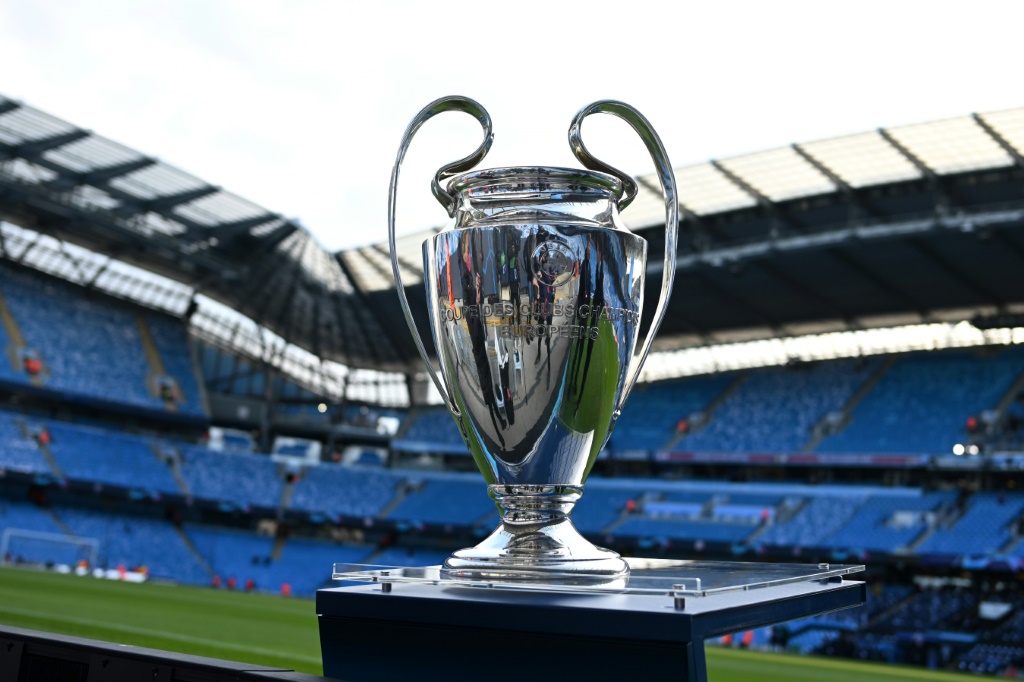 كأس دوري أبطال أوروبا في كرة القدم في ملعب الاتحاد التابع لمانشستر سيتي الإنكليزي في 26 نيسان/ابريل 2022 (ا ف ب)