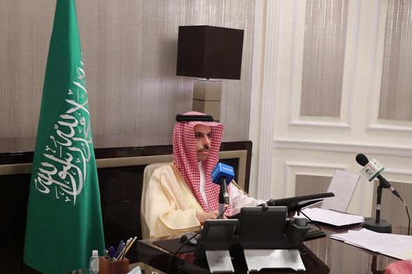 وزير الخارجية  السعودي فيصل بن فرحان (واس)