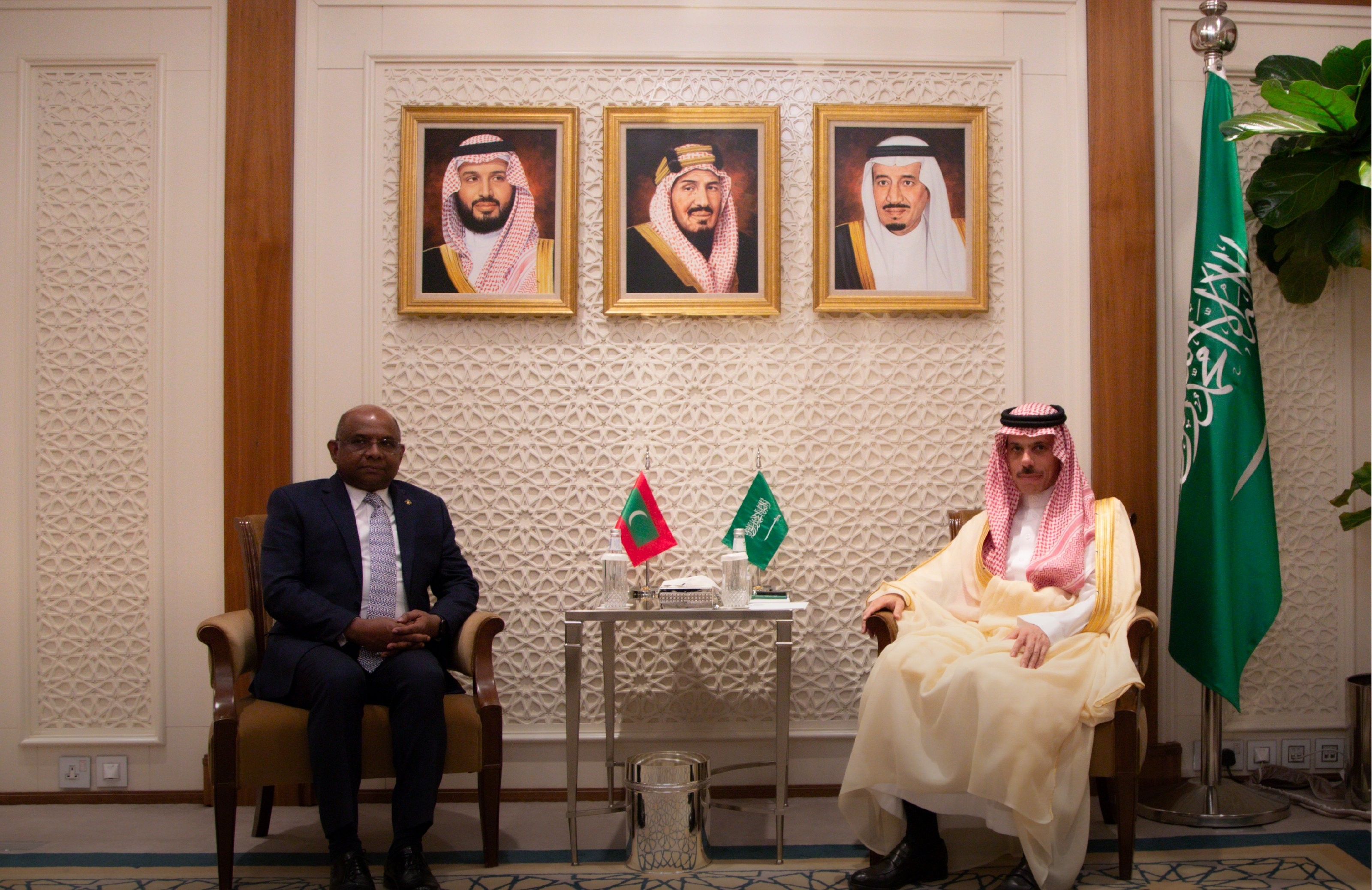وزير الخارجية السعودي يبحث تعزيز التعاون مع نظيره المالديفي (واس)