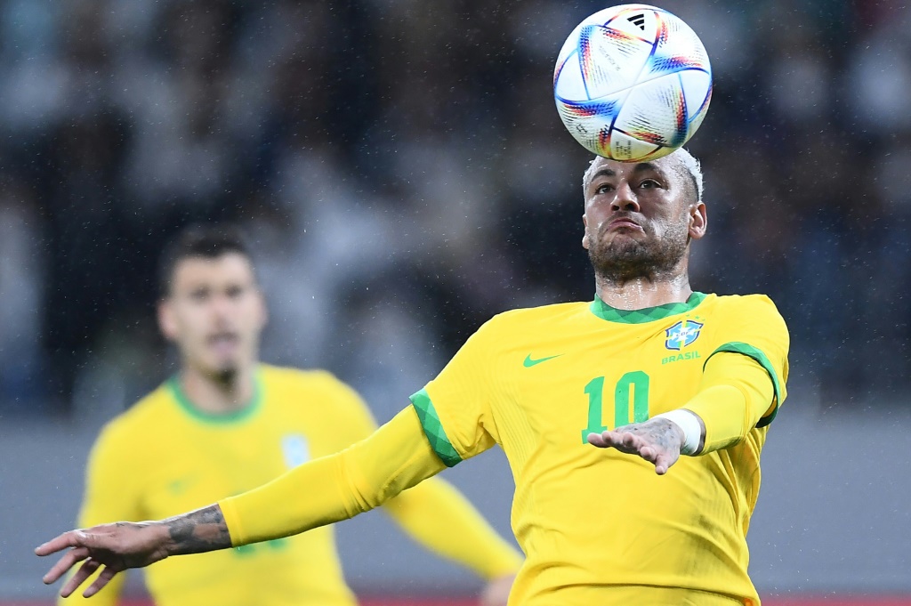 رفع نيمار رصيده الى 74 هدفا مع منتخب البرازيل (ا ف ب)