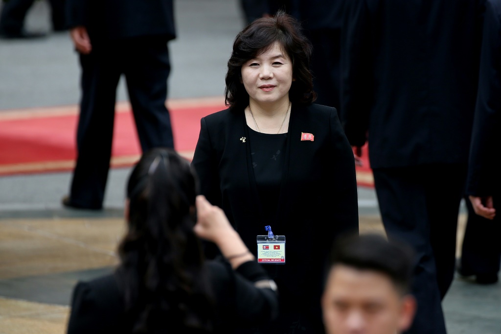 وزيرة خارجية كوريا الشمالية تشوي سون هوي (ا ف ب)