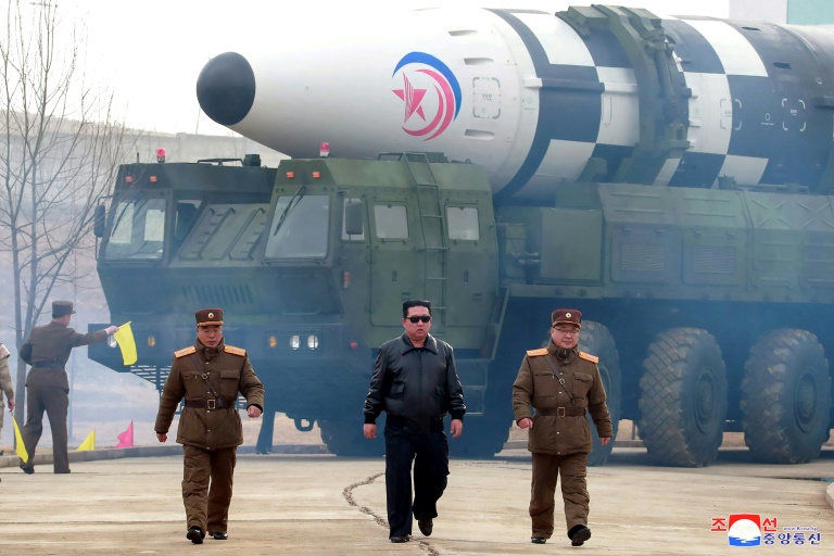 زعيم كوريا الشمالية كيم جونج اون (ا ف ب)