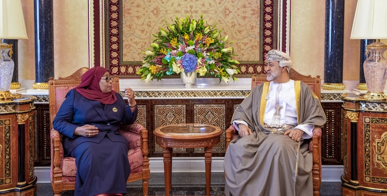 سلطان عمان يعقد لقاء ثنائيا مع رئيسة تنزانيا (العمانية)