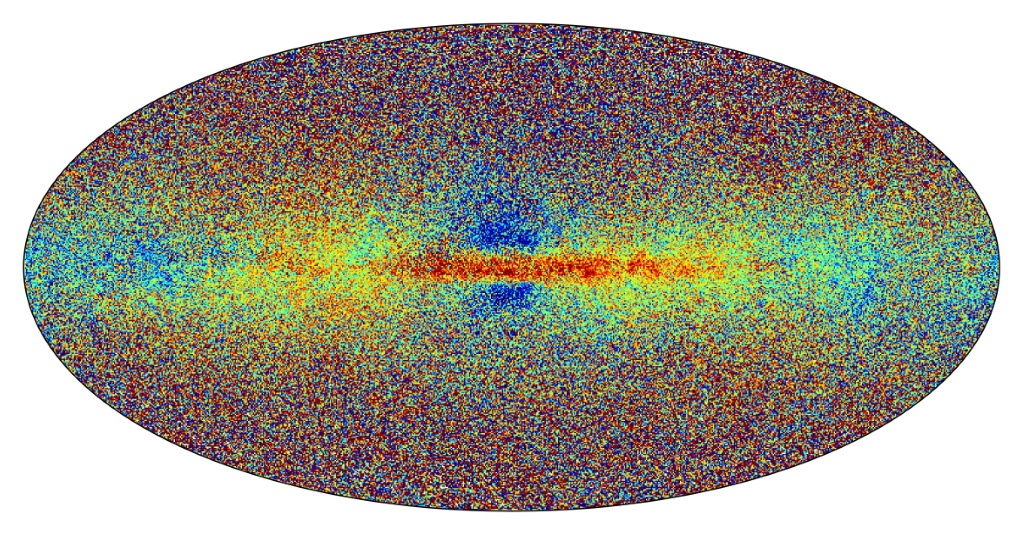مجرة درب التبانة ، باستخدام بيانات Gaia الجديدة ، والتي تجعل النجوم الأكثر ثراءً بالمعادن تبدو أكثر احمرارًا (أ ف ب)