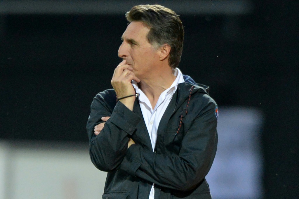 مدرب لوريان السابق كريستوف بيليسييه في 21 أيار/مايو 2022 (ا ف ب)