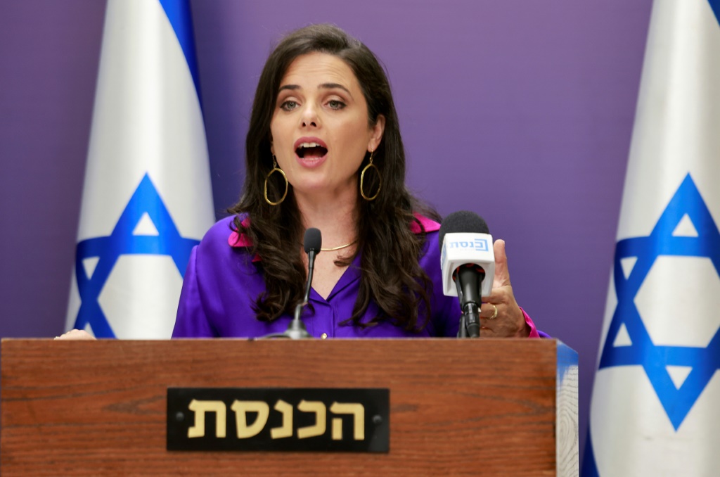 وزيرة الداخلية الإسرائيلية إيليت شاكيد (ا ف ب)