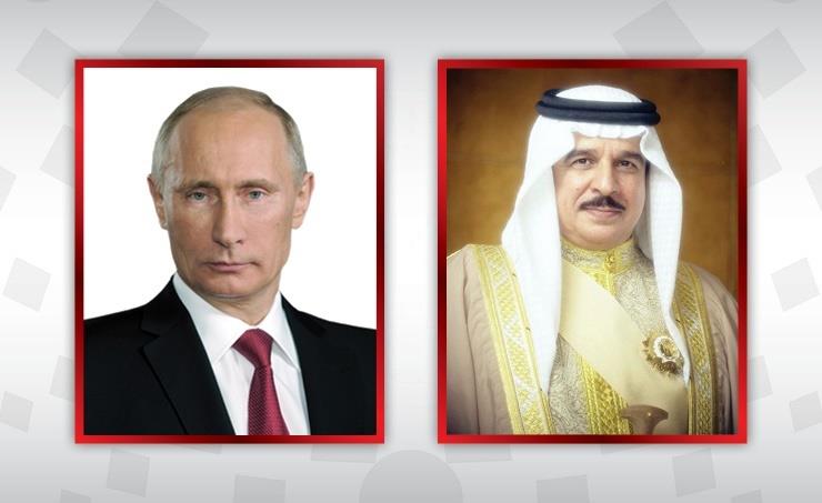 ملك البحرين&nbsp;يتلقى رسالة خطية من الرئيس الروسي   (بنا)