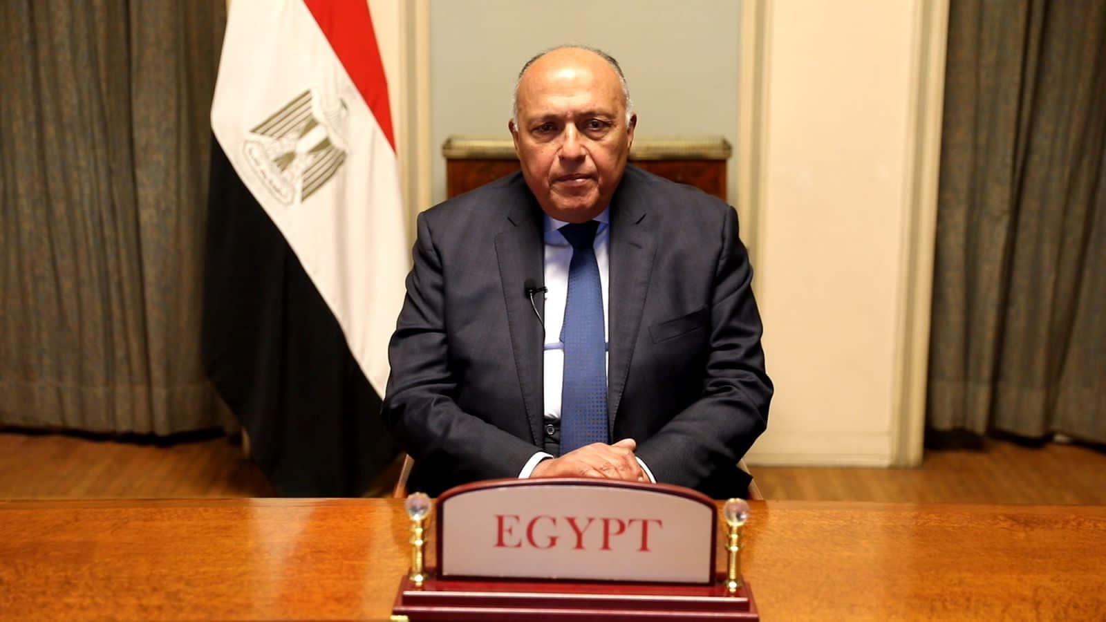 وزير الخارجية المصري سامح شكري (الخارجية المصرية)