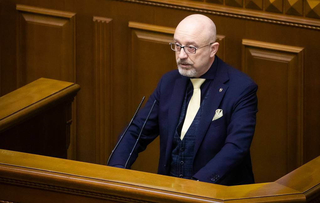 وزير الدفاع الاوكرانى اوليكسى ريزنيكوف (تاس)