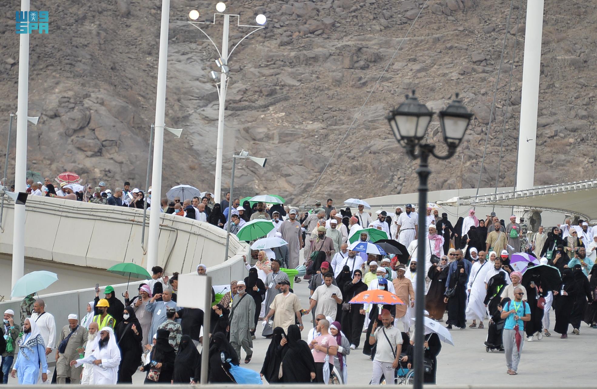 السعودية .. توافد الحجاج لأداء طواف الوداع (واس)
