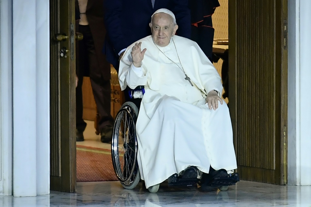 البابا فرنسيس في الفاتيكان في 22 حزيران/يونيو 2022 (ا ف ب)
