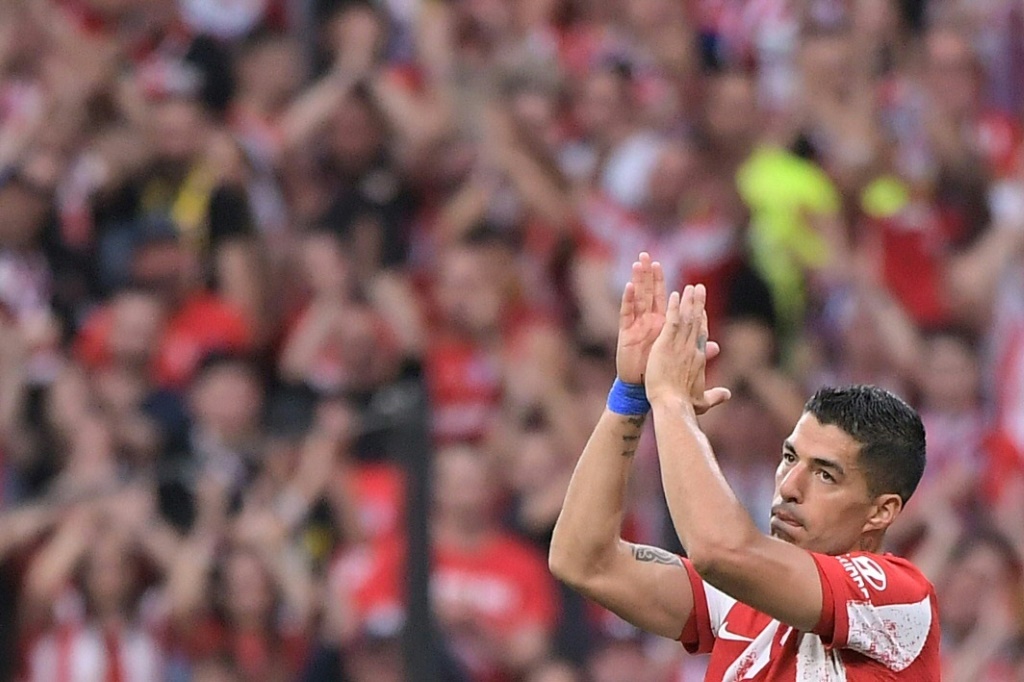 سجل سواريس 13 هدفاً لأتلتيكو مدريد الموسم الماضي (ا ف ب)